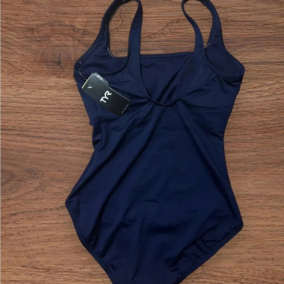 Size 6 TYR Women's Durafast Elite Square Neck Controlfit Swimsuit - Picture 5 of 9